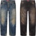 Supreme Distressed Loose Fit Selvedge Jean - Product Image