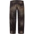 Supreme Distressed Loose Fit Selvedge Jean - Washed Black (front)