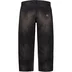 Supreme Distressed Loose Fit Selvedge Jean - Washed Black (front)