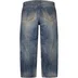 Supreme Distressed Loose Fit Selvedge Jean - Washed Indigo (front)