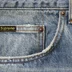 Supreme Distressed Loose Fit Selvedge Jean - Washed Indigo (front)