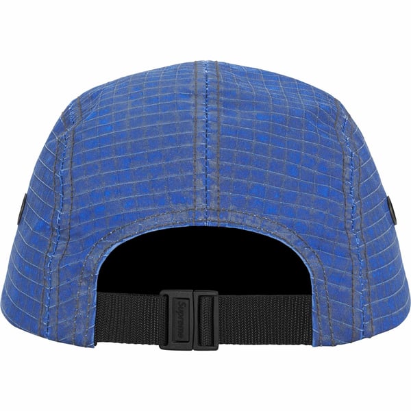 Supreme Distressed Ripstop Camp Cap - Blue (front)
