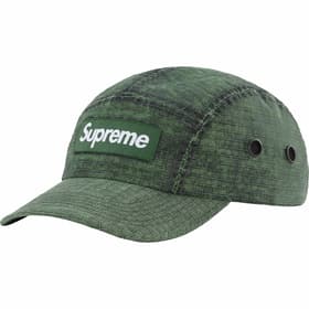 Supreme Distressed Ripstop Camp Cap Green