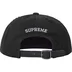 Supreme Distressed Script 6-Panel - Black (front)