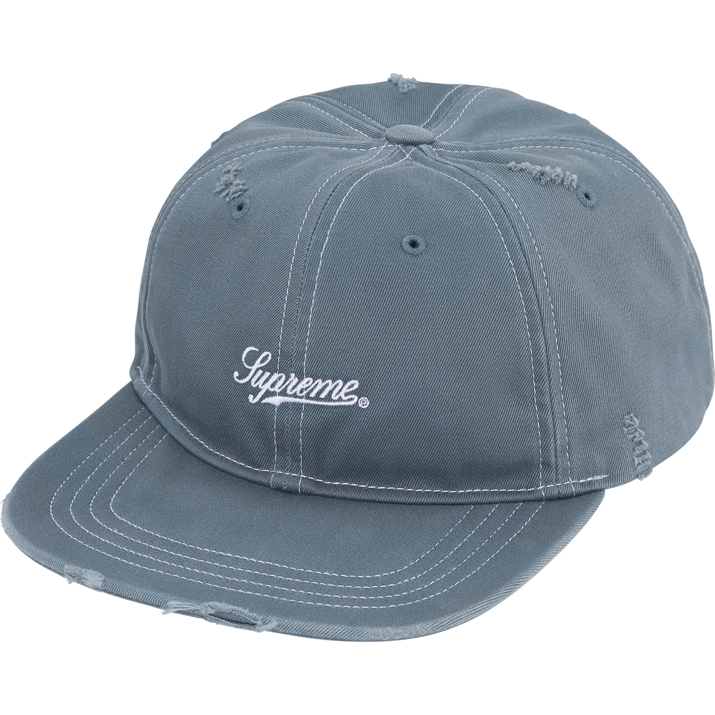 Supreme Distressed Script 6-Panel colorway 7