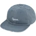 Supreme Distressed Script 6-Panel - Slate (front)