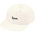 Supreme Distressed Script 6-Panel - Stone (front)