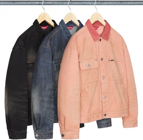 Supreme Distressed Selvedge Trucker Jacket