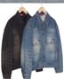 Supreme Distressed Selvedge Trucker Jacket - Product Image