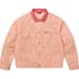 Supreme Distressed Selvedge Trucker Jacket - Washed Pink (front)