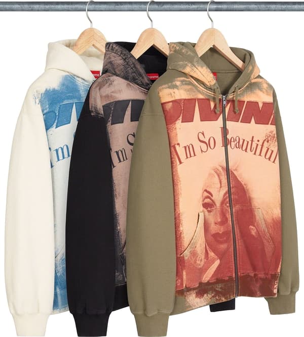 Supreme Divine Zip Up Hooded Sweatshirt - Product Image