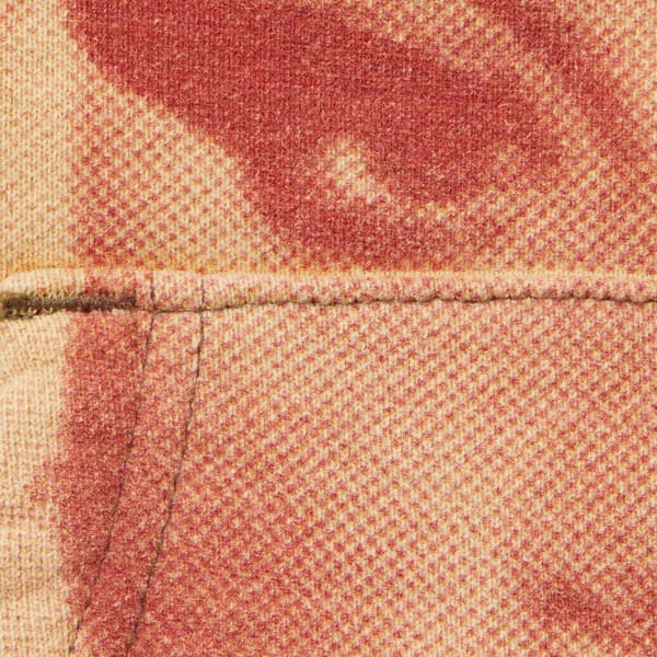 Supreme Divine Zip Up Hooded Sweatshirt - Light Olive (front)