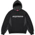 Supreme Division Hooded Sweatshirt - Black (front)