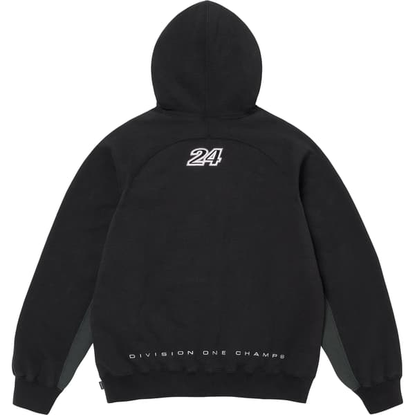 Supreme Division Hooded Sweatshirt - Black (front)