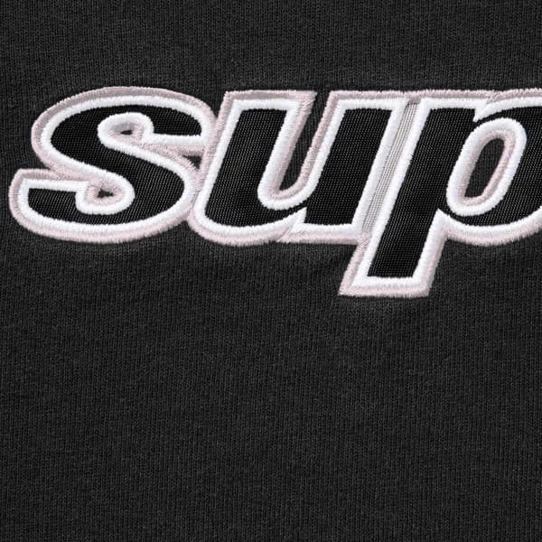 Supreme Division Hooded Sweatshirt - Black (front)