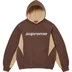 Supreme Division Hooded Sweatshirt - Brown (front)