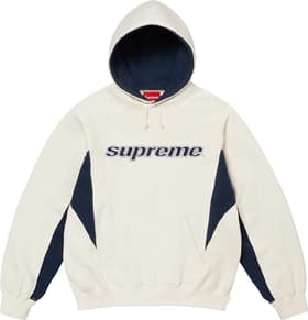 Supreme Division Hooded Sweatshirt Natural