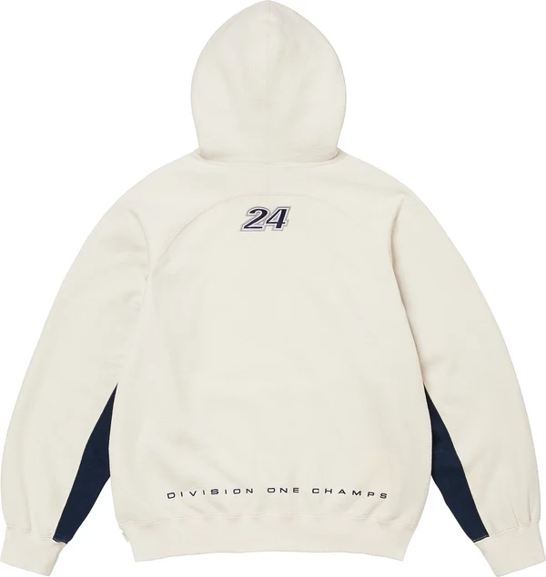 Supreme Division Hooded Sweatshirt - Natural (front)