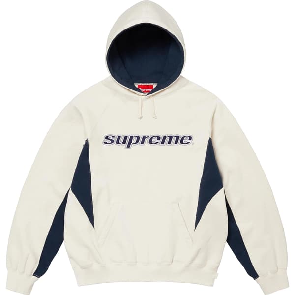 Supreme Division Hooded Sweatshirt - Natural (front)
