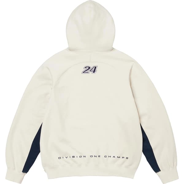 Supreme Division Hooded Sweatshirt - Natural (front)