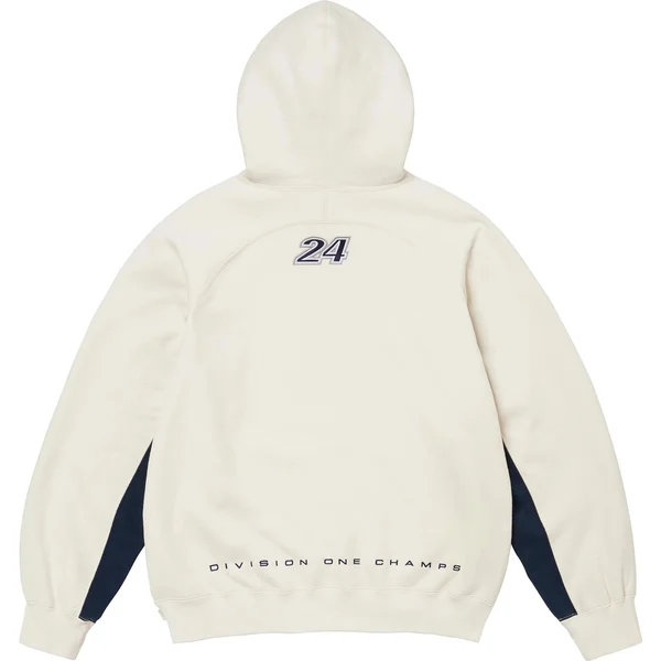 Supreme Division Hooded Sweatshirt - Natural (front)