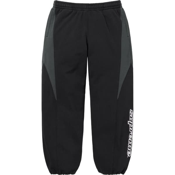 Supreme Division Sweatpant - Black (front)