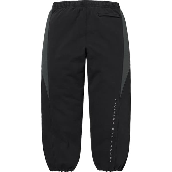 Supreme Division Sweatpant - Black (front)