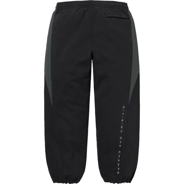 Supreme Division Sweatpant - Black (front)