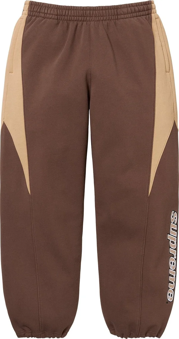 Supreme Division Sweatpant - Brown (front)