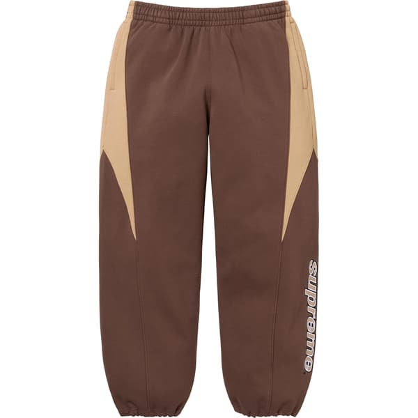 Supreme Division Sweatpant - Brown (front)