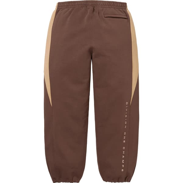 Supreme Division Sweatpant - Brown (front)