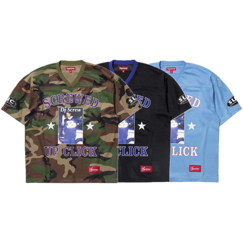 Supreme/DJ Screw Football Jersey