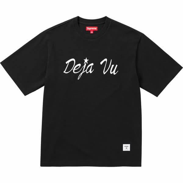 Supreme Déjà Vu S/S Top - Black (front)