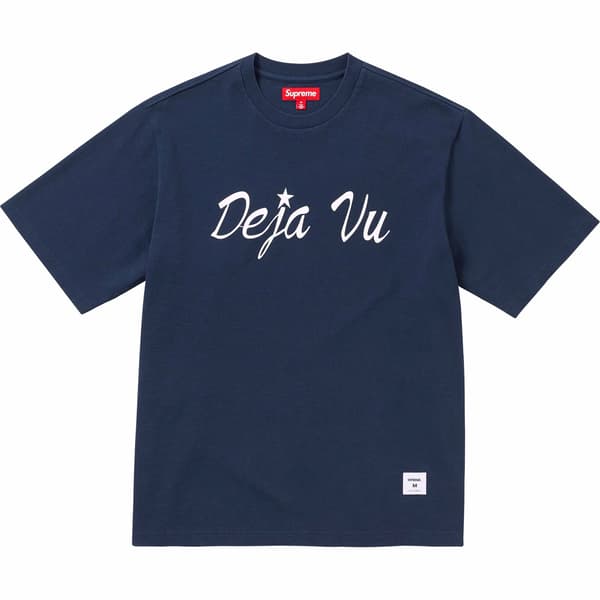 Supreme Déjà Vu S/S Top - Navy (front)