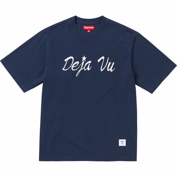 Supreme Déjà Vu S/S Top - Navy (front)