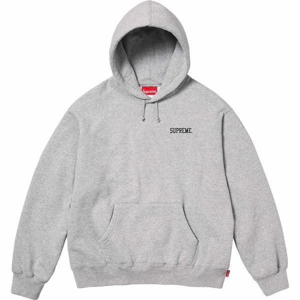 Supreme Doggs Hooded Sweatshirt - Heather Grey (front)