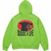 Supreme Doggs Hooded Sweatshirt - Lime (front)