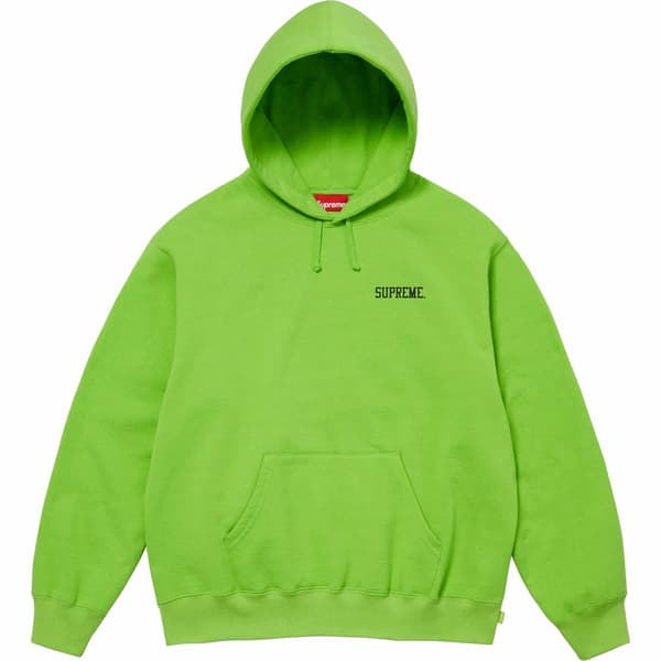 Supreme Doggs Hooded Sweatshirt - Lime (front)