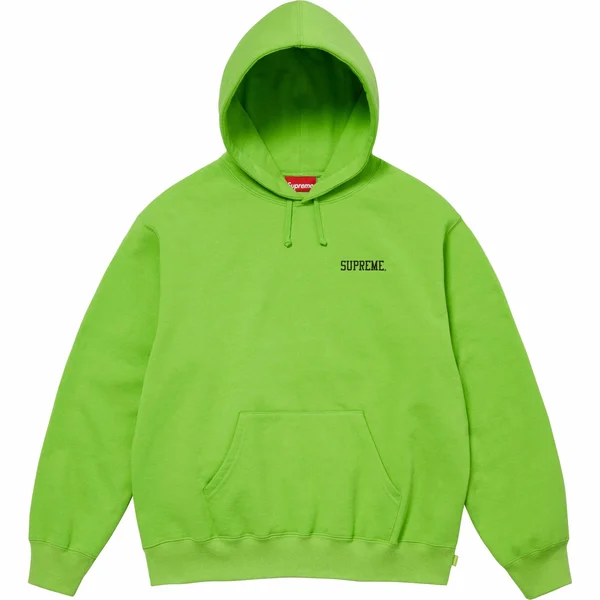 Supreme Doggs Hooded Sweatshirt - Lime (front)