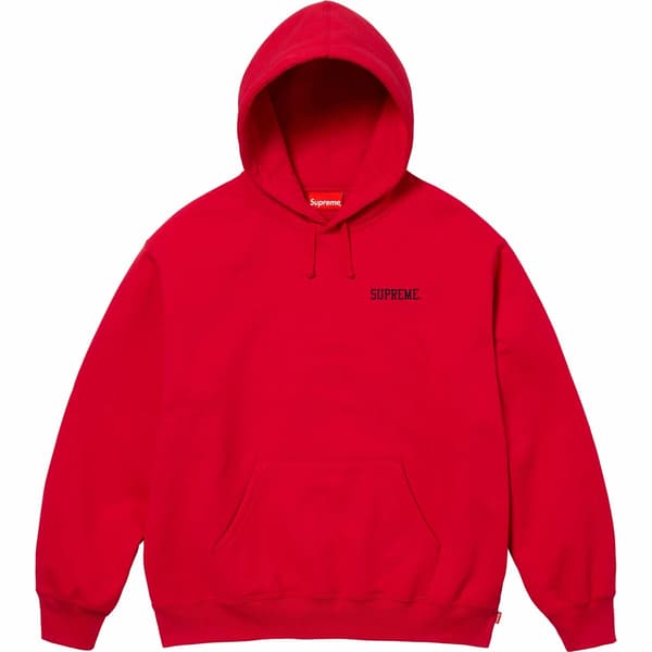 Supreme Doggs Hooded Sweatshirt - Red (front)