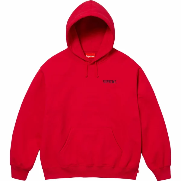 Supreme Doggs Hooded Sweatshirt - Red (front)