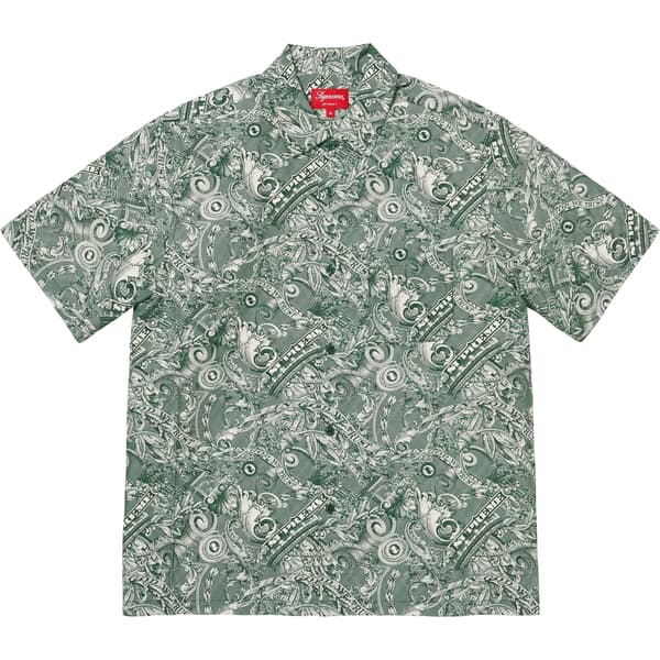 Supreme Dollar S/S Shirt - Green (front)