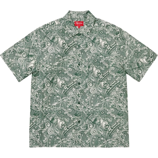 Supreme Dollar S/S Shirt - Green (front)