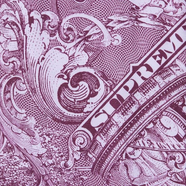 Supreme Dollar S/S Shirt - Purple (front)