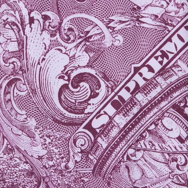 Supreme Dollar S/S Shirt - Purple (front)