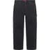 Supreme Double Knee Painter Pant - Black (front)