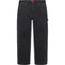 Supreme Double Knee Painter Pant - Black (front)