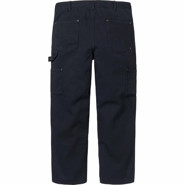 Supreme Double Knee Painter Pant - Black (front)