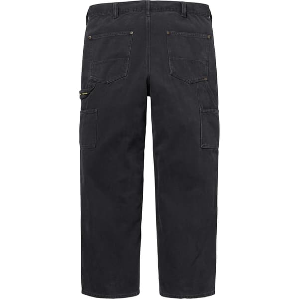 Supreme Double Knee Painter Pant - Black (front)