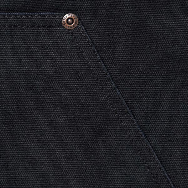 Supreme Double Knee Painter Pant - Black (front)